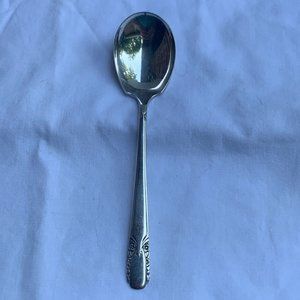 Wm Rogers & Son Silver-plate Talisman Pattern Sugar Spoon - Vintage 1940s